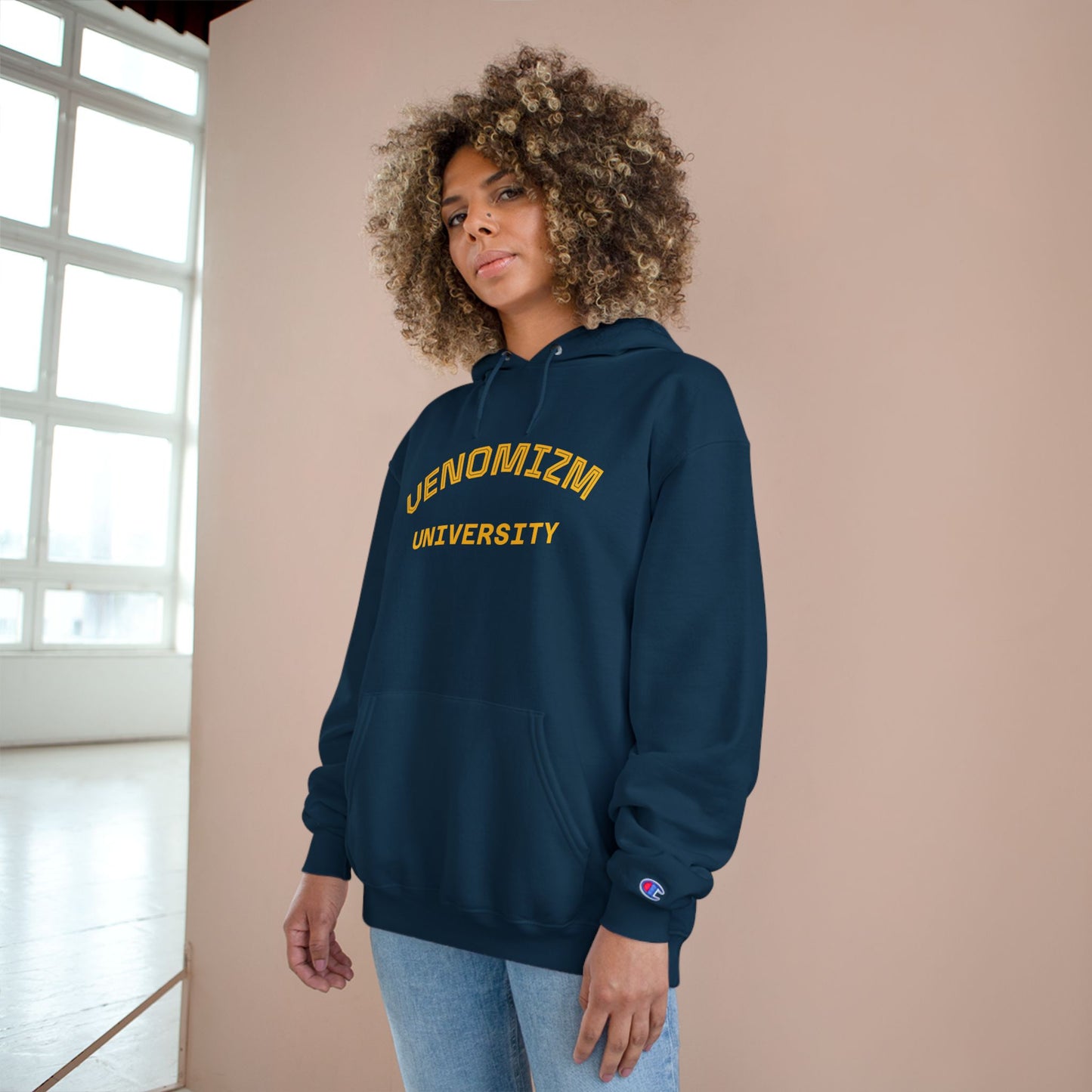 Venomizm University  Hoodie - Venomizm University Graphic Sweatshirt, Cozy Streetwear, Gift for Students, College Apparel, Urban Culture