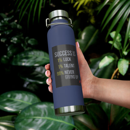 Success Inspiration  Bottle, Motivational Gift, Sports Hydration, Travel Companion, Ideal for Fitness Enthusiasts
