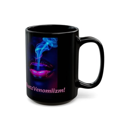 Chic Coffee Mug for Bold Souls - #ThatzVenomiiZm, Unique Gift, Cup for Coffee Lovers, Motivational Drinkware, Trendy Black Mug