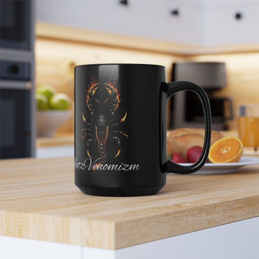 Black Mug with Scorpion Design - Empowering Coffee Cup for Motivational Moments, Unique Gift for Friends, #ThatzVenomizm, Spiritual, [...]