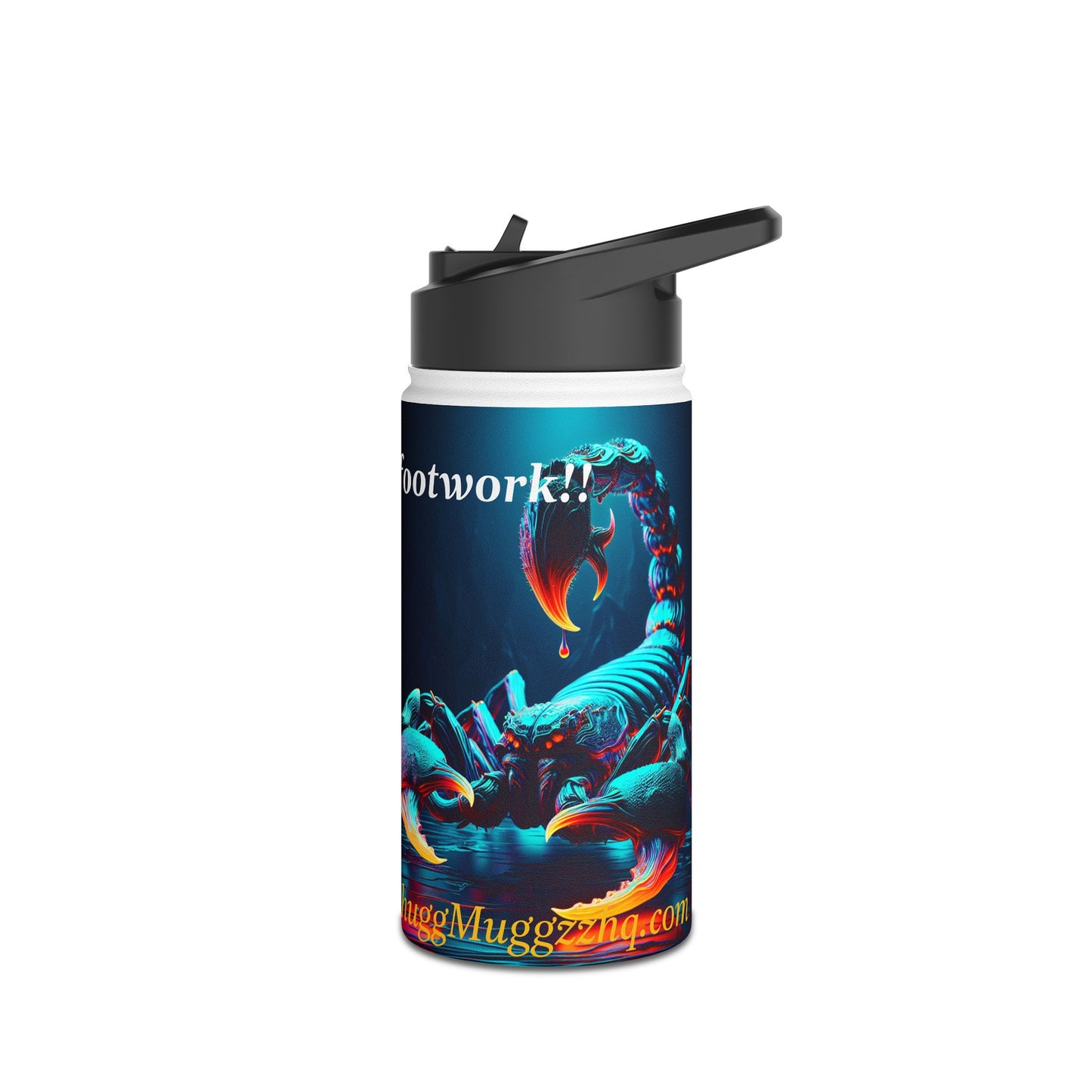 Vibrant Scorpion Water Bottle | Stylish Travel Flask, Eco-Friendly Drinkware, Perfect Gift for Adventurers, Gym-Goers, and Nature Lovers