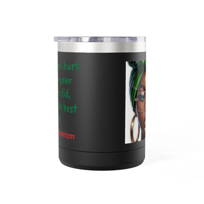 Empowering Coffee Tumbler | Inspirational Quotes, Black-Owned Gift, Unique Mug, Motivational Drinkware, Perfect for Self-Care