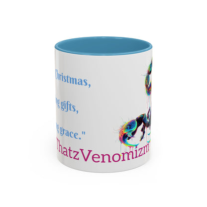 Venomizm Scorpion Accent  Mug — Vibrant Scorpio Art & Quote (11oz/15oz)