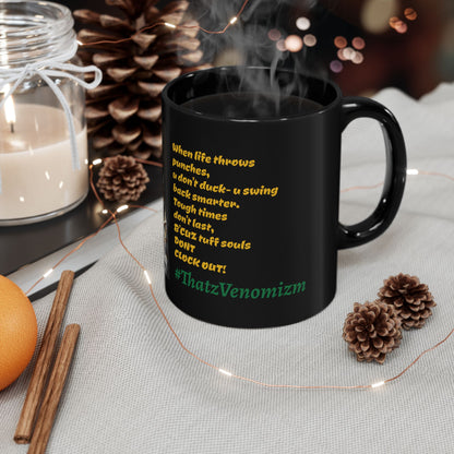 Inspirational Black Coffee Mug - Motivational Quotes for Daily Inspiration, Gift for Him/Her, Office Decor, Unique Coffee Cup