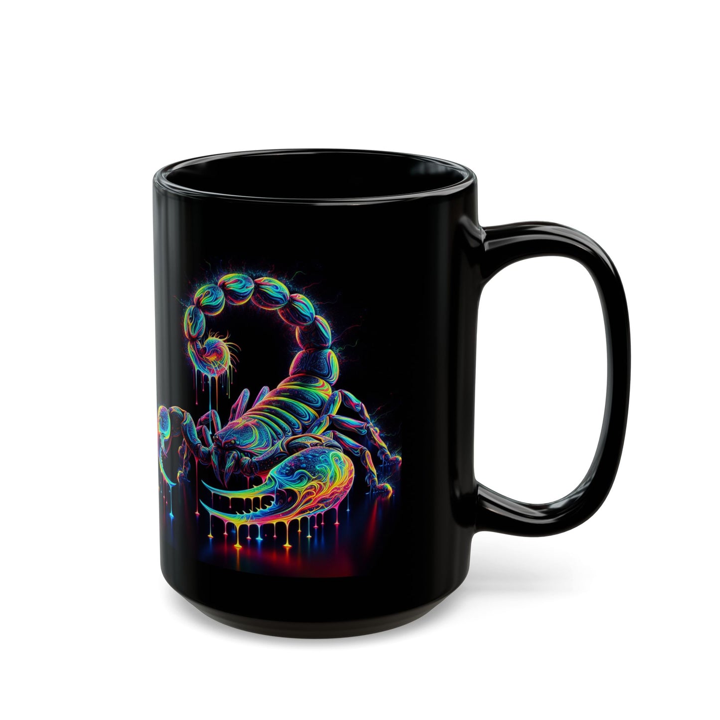 Mug - Vibrant Scorpion Black Mug with Sarcastic Realistic Quote
