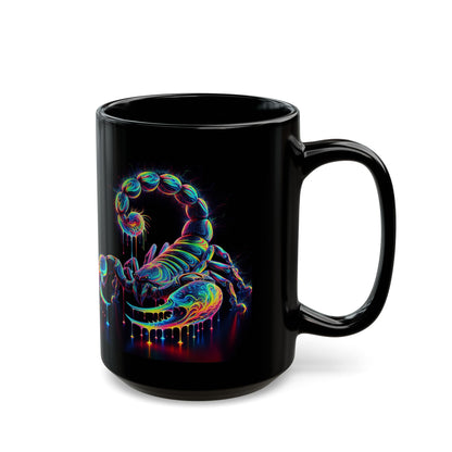 Mug - Vibrant Scorpion Black Mug with Sarcastic Realistic Quote